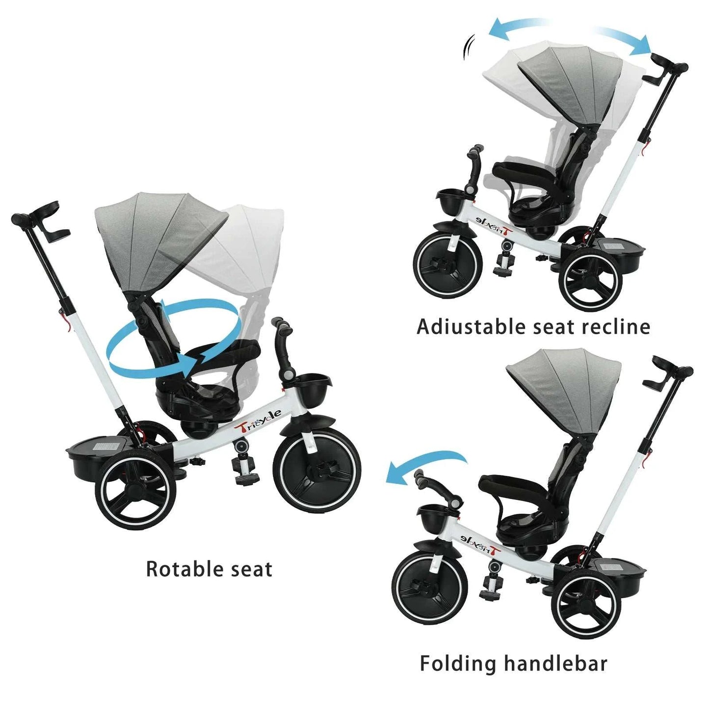 tricycle bébé polyvalent 6-en-1