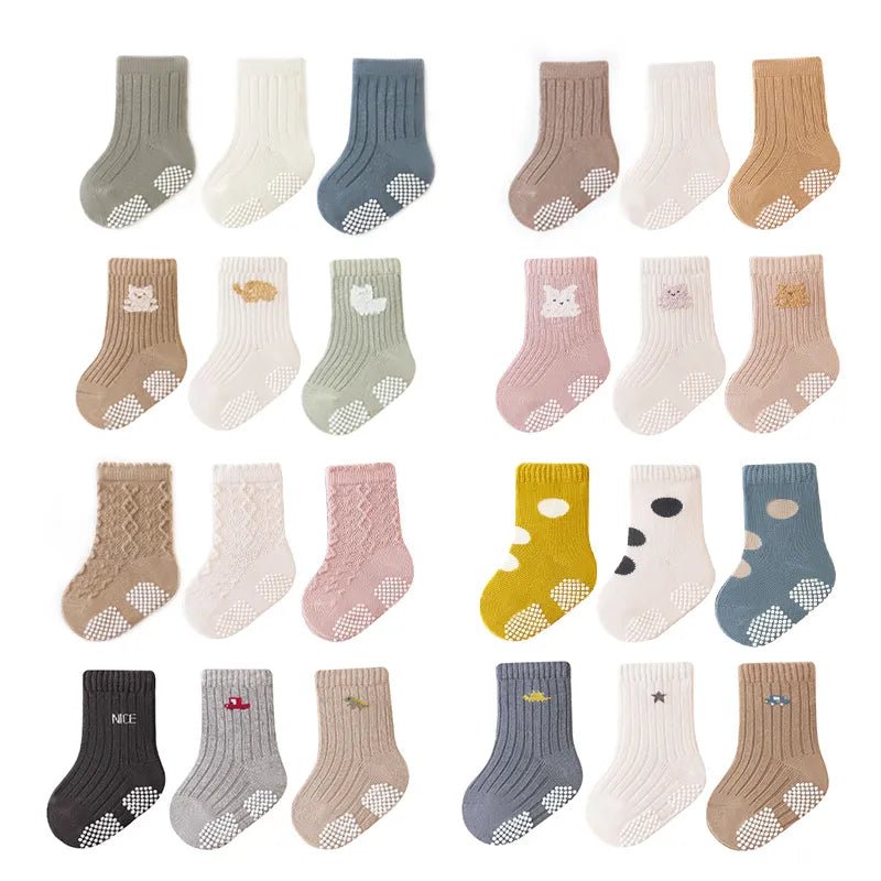 chaussettes antidérapantes bébé
