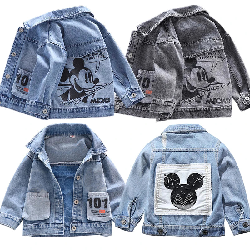 Veste en jeans Mickey