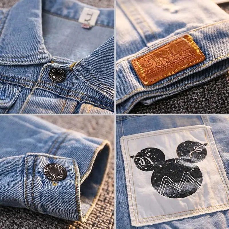 Veste en jeans Mickey